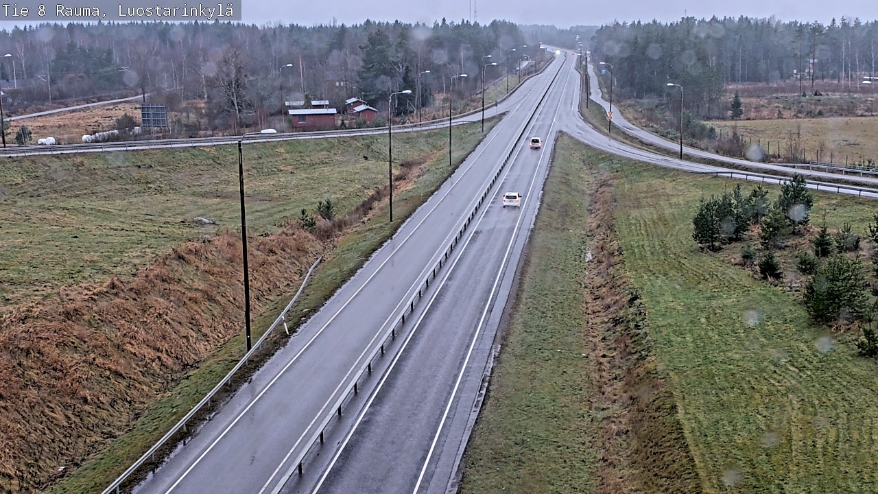 Weather Camera Image Road 8 Rauma, Luostarinkylä, Rauma, Satakunta