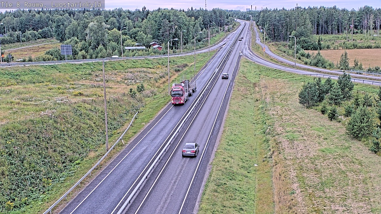 Weather Camera Image Road 8 Rauma, Luostarinkylä, Rauma, Satakunta