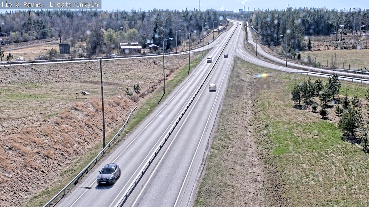 Kelikamerat Kuva Tie 8 Rauma, Luostarinkylä, Rauma, Satakunta