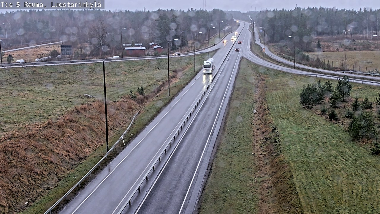 Kelikamerat Kuva Tie 8 Rauma, Luostarinkylä, Rauma, Satakunta