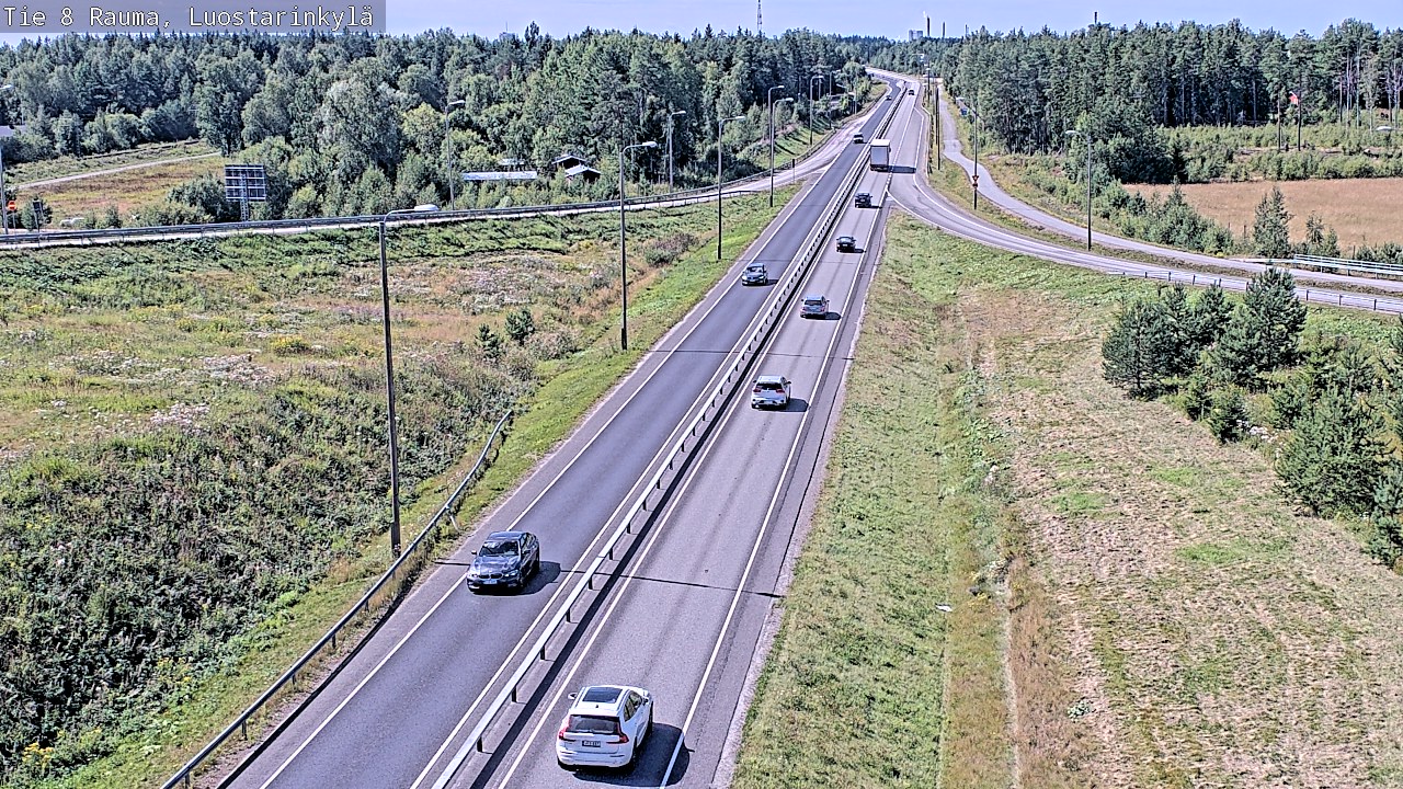 Kelikamerat Kuva Tie 8 Rauma, Luostarinkylä, Rauma, Satakunta