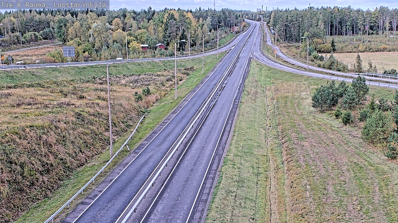 Weather Camera Image Road 8 Rauma, Luostarinkylä, Rauma, Satakunta