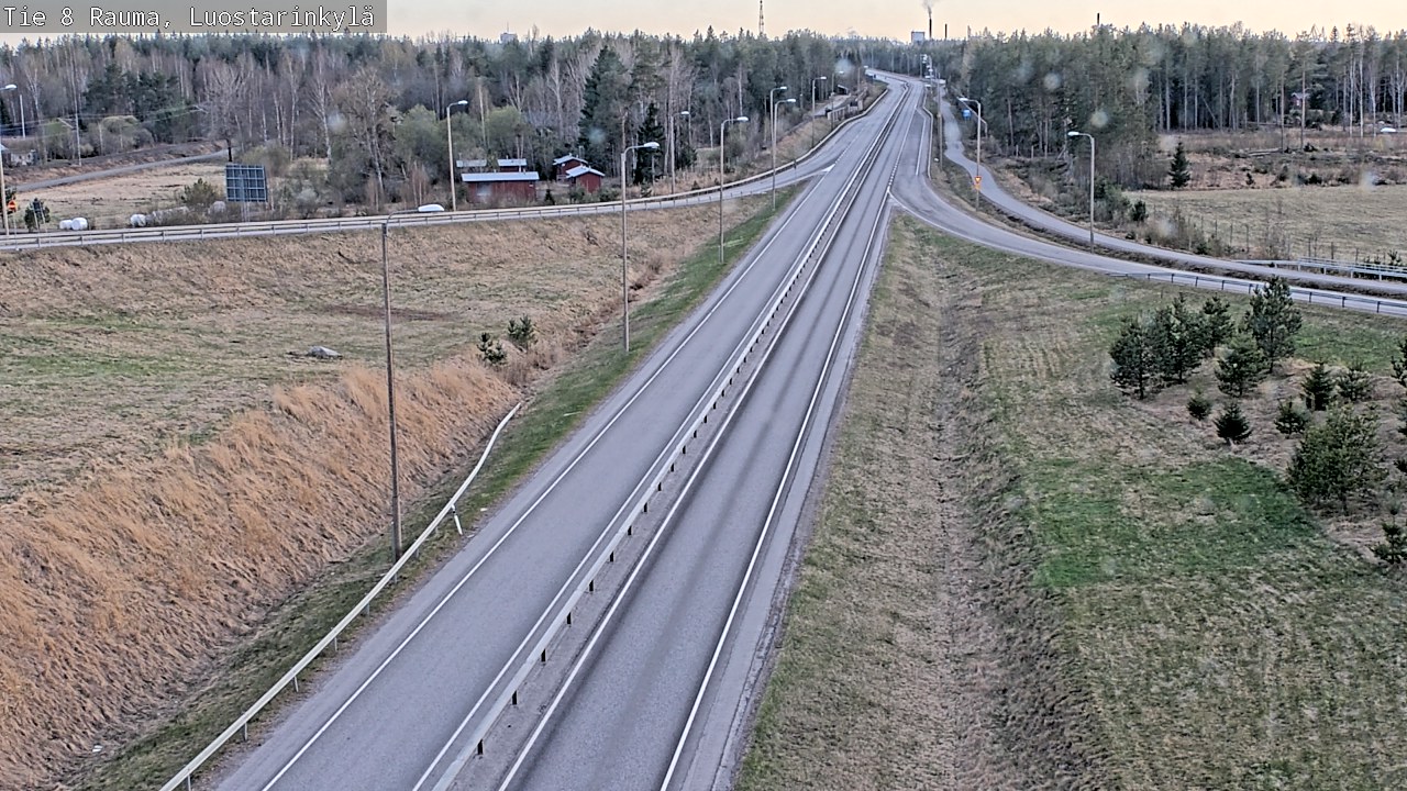 Weather Camera Image Road 8 Rauma, Luostarinkylä, Rauma, Satakunta