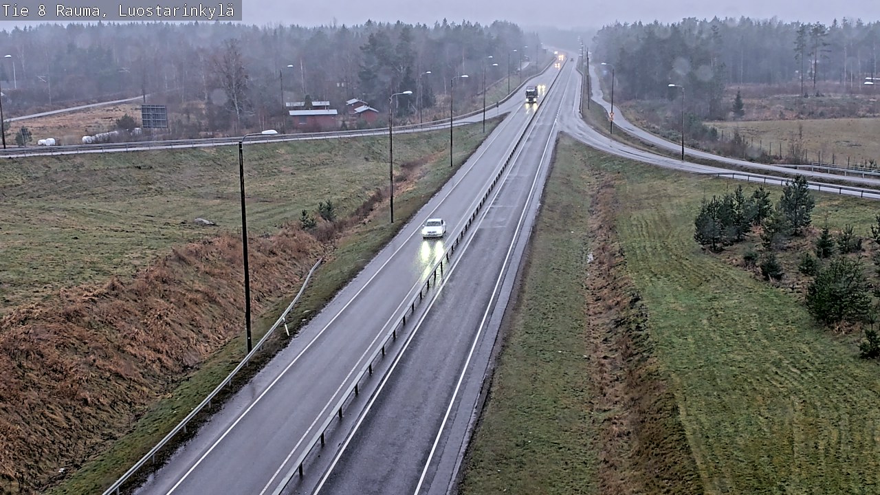 Weather Camera Image Road 8 Rauma, Luostarinkylä, Rauma, Satakunta