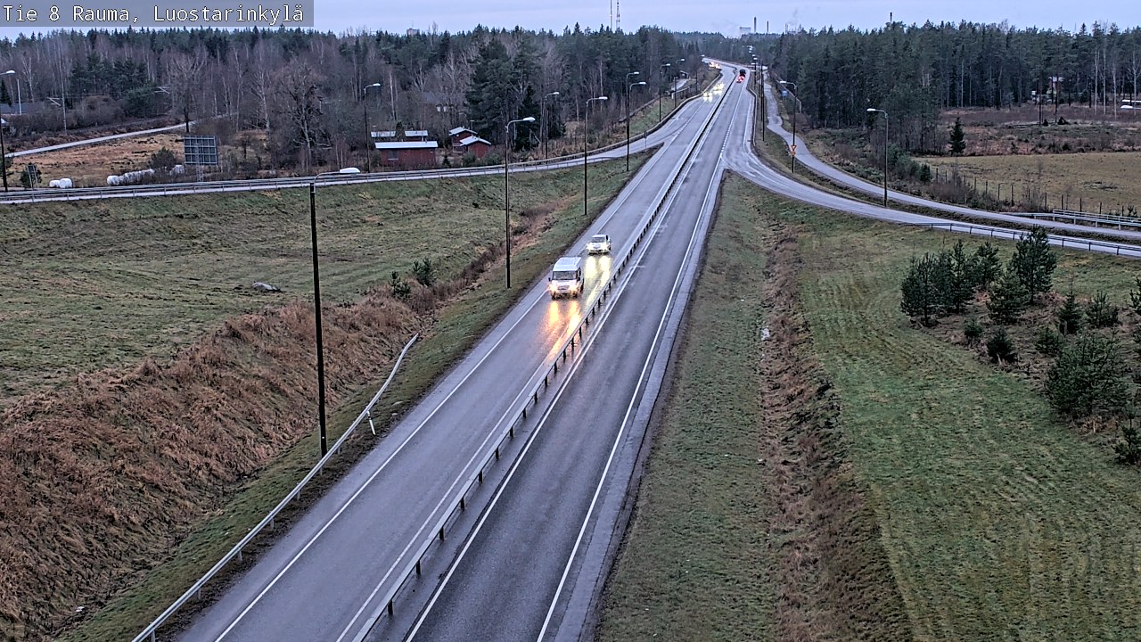 Kelikamerat Kuva Tie 8 Rauma, Luostarinkylä, Rauma, Satakunta