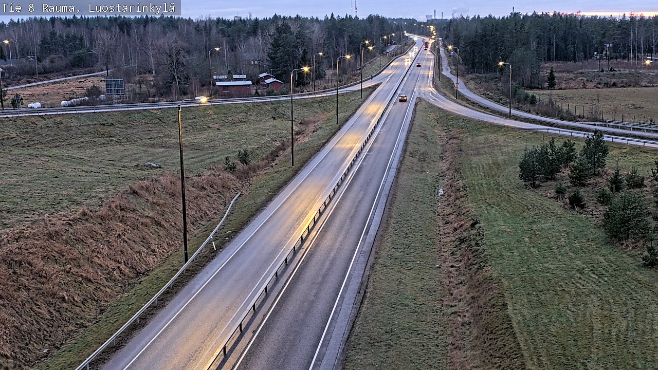 Weather Camera Image Road 8 Rauma, Luostarinkylä, Rauma, Satakunta