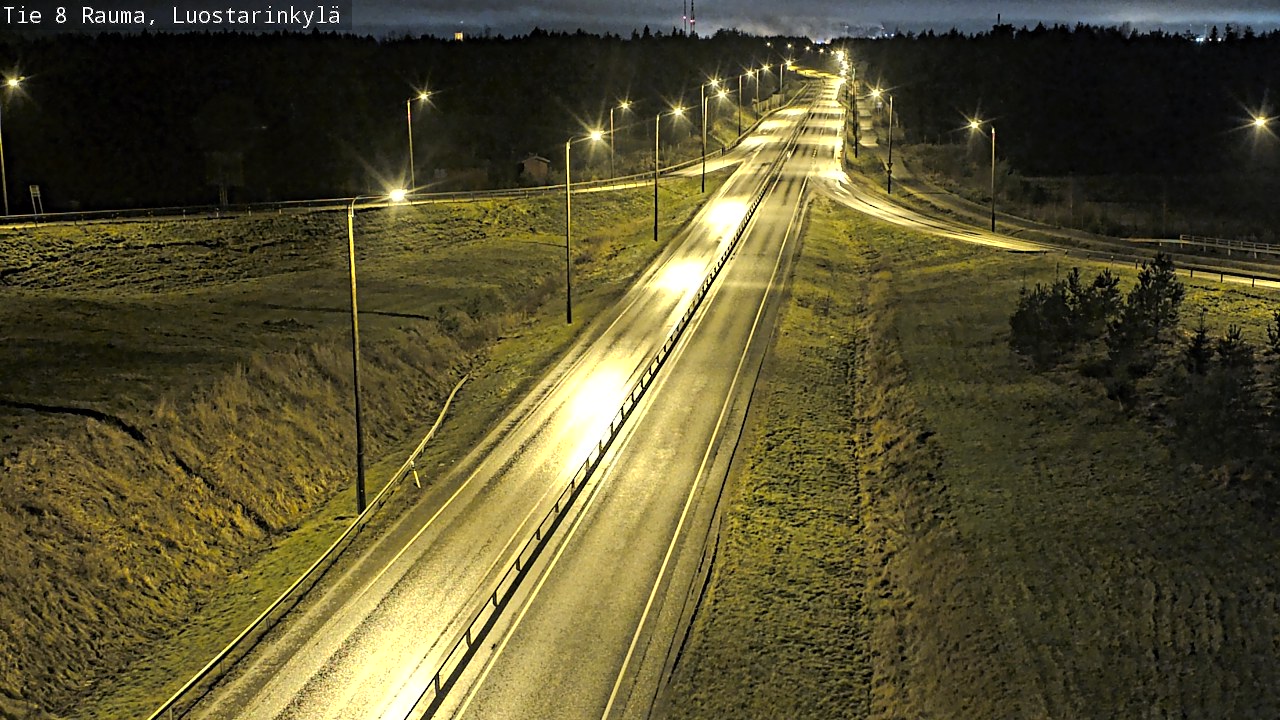 Weather Camera Image Väg 8 Raumo, Luostarinkylä, Rauma, Satakunta