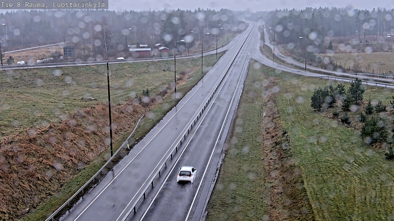Weather Camera Image Road 8 Rauma, Luostarinkylä, Rauma, Satakunta