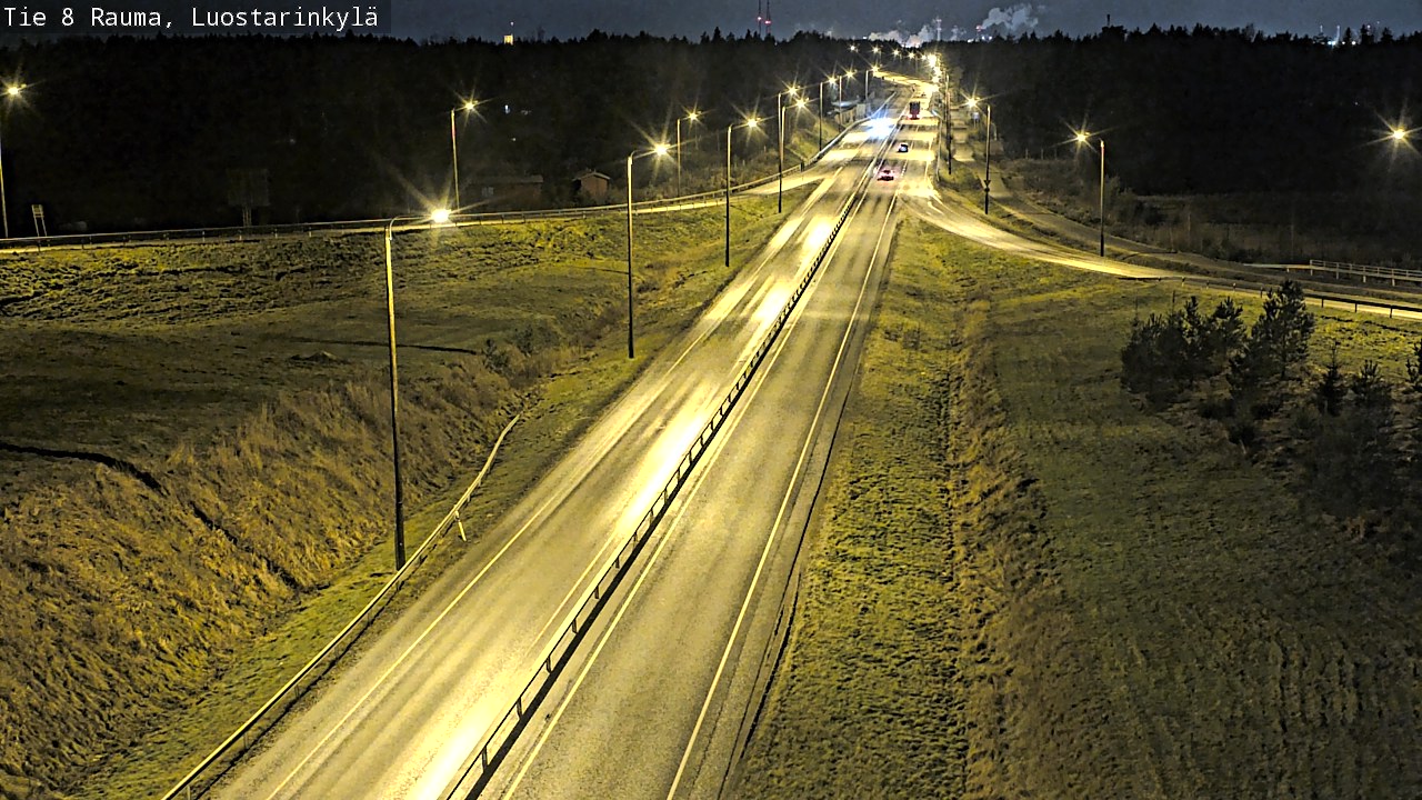 Weather Camera Image Road 8 Rauma, Luostarinkylä, Rauma, Satakunta