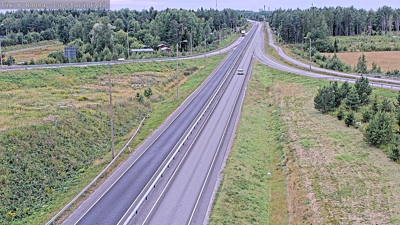 Weather Camera Image Road 8 Rauma, Luostarinkylä, Rauma, Satakunta