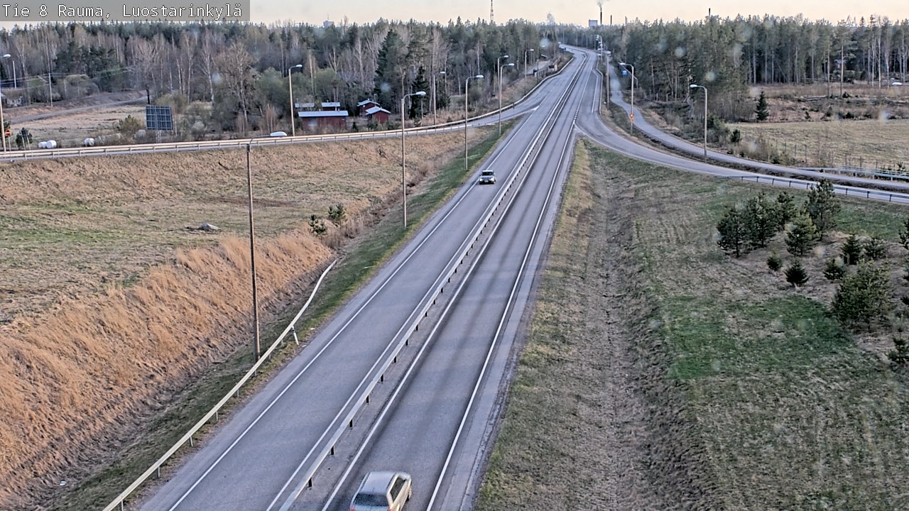 Weather Camera Image Road 8 Rauma, Luostarinkylä, Rauma, Satakunta