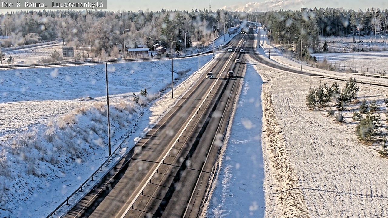 Weather Camera Image Road 8 Rauma, Luostarinkylä, Rauma, Satakunta