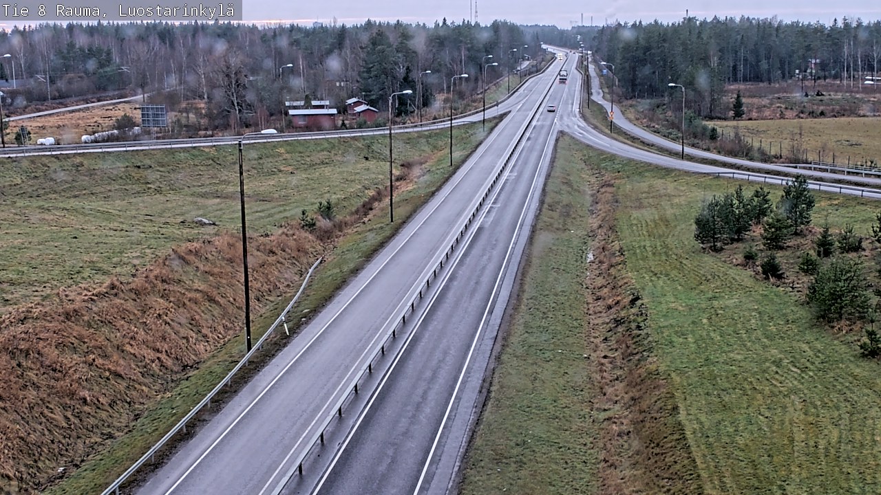 Weather Camera Image Road 8 Rauma, Luostarinkylä, Rauma, Satakunta