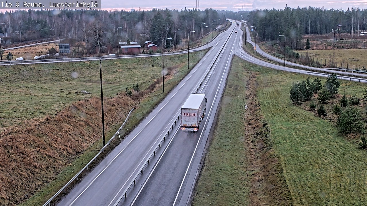Weather Camera Image Road 8 Rauma, Luostarinkylä, Rauma, Satakunta