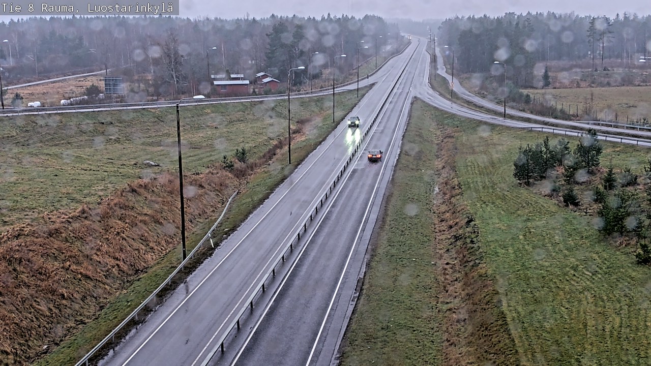 Weather Camera Image Road 8 Rauma, Luostarinkylä, Rauma, Satakunta