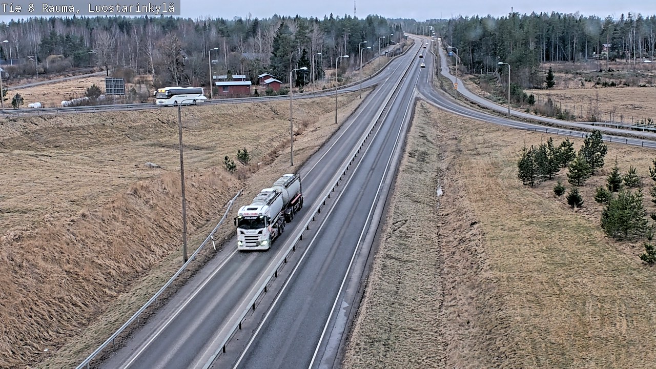 Kelikamerat Kuva Tie 8 Rauma, Luostarinkylä, Rauma, Satakunta