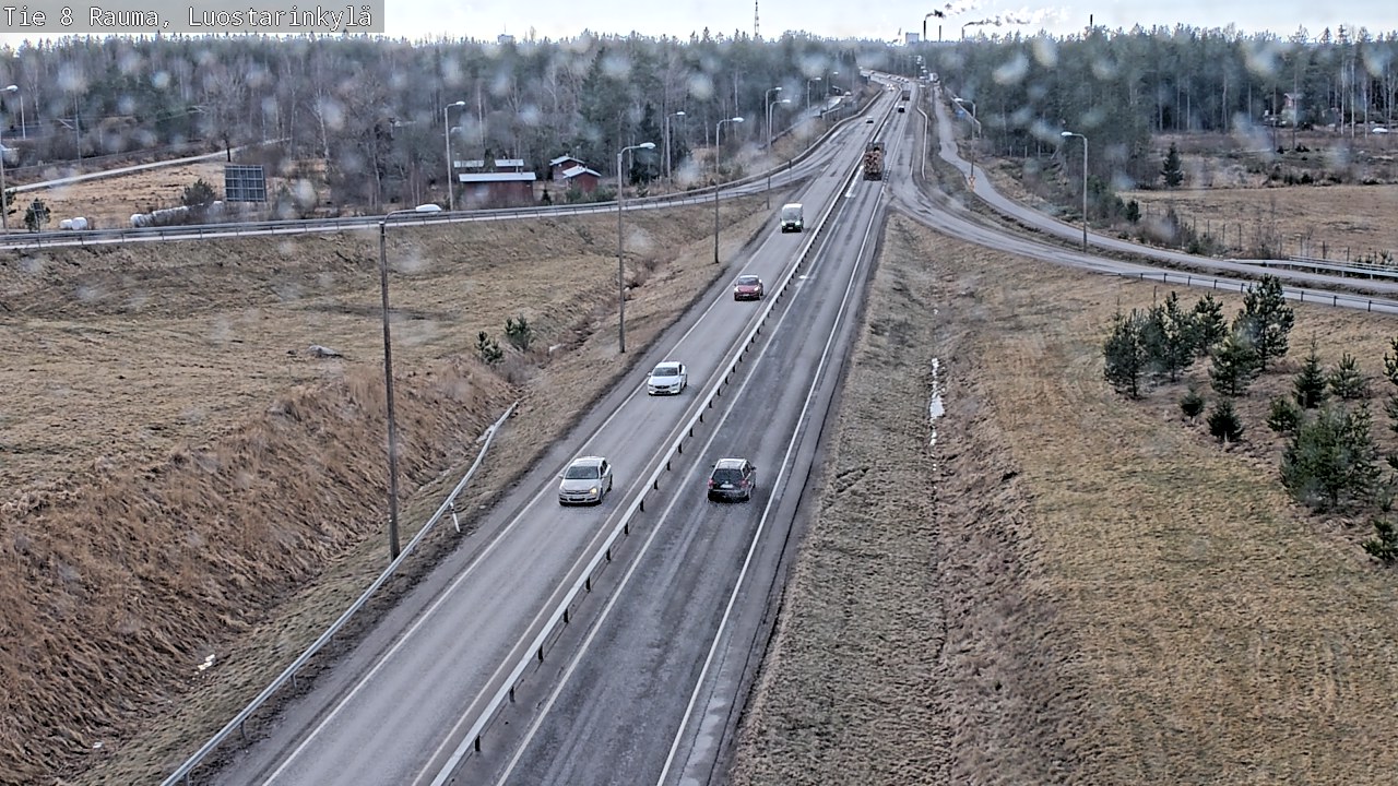 Kelikamerat Kuva Tie 8 Rauma, Luostarinkylä, Rauma, Satakunta