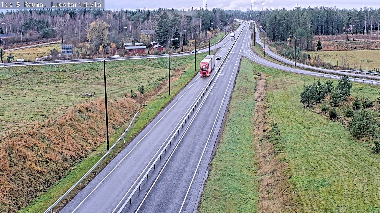 Kelikamerat Kuva Tie 8 Rauma, Luostarinkylä, Rauma, Satakunta