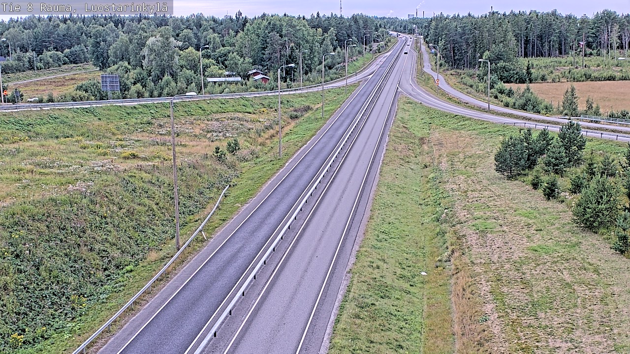 Weather Camera Image Road 8 Rauma, Luostarinkylä, Rauma, Satakunta