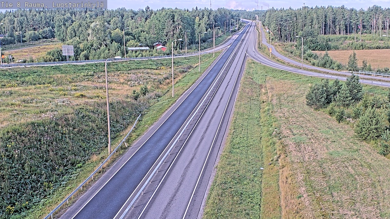 Kelikamerat Kuva Tie 8 Rauma, Luostarinkylä, Rauma, Satakunta