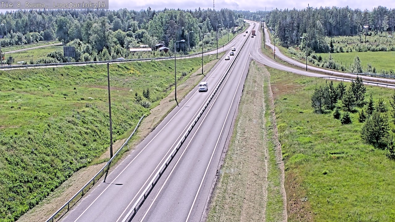 Kelikamerat Kuva Tie 8 Rauma, Luostarinkylä, Rauma, Satakunta