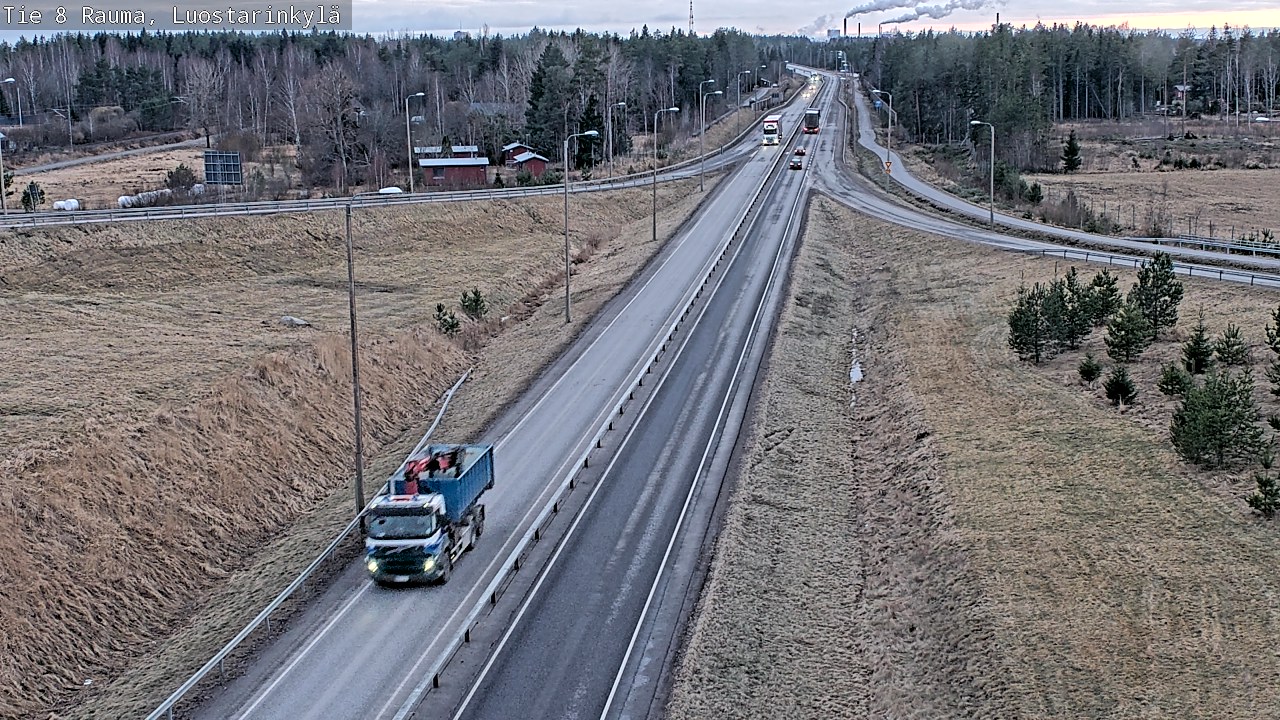 Kelikamerat Kuva Tie 8 Rauma, Luostarinkylä, Rauma, Satakunta