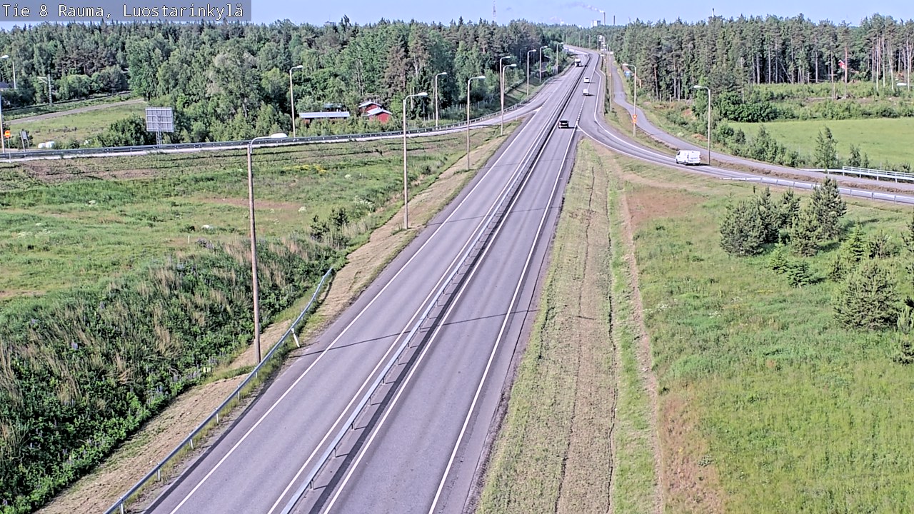 Weather Camera Image Road 8 Rauma, Luostarinkylä, Rauma, Satakunta