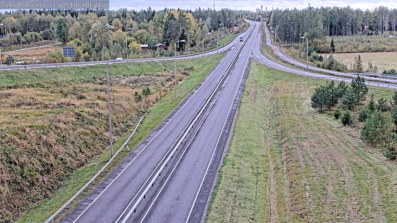 Weather Camera Image Road 8 Rauma, Luostarinkylä, Rauma, Satakunta