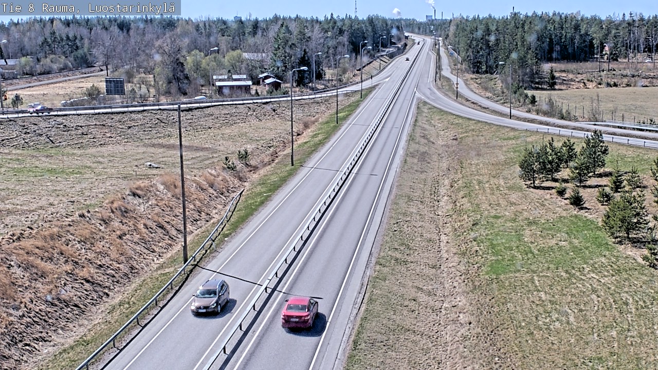 Kelikamerat Kuva Tie 8 Rauma, Luostarinkylä, Rauma, Satakunta