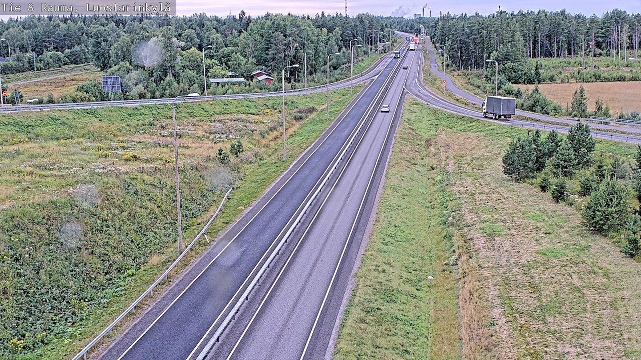 Weather Camera Image Road 8 Rauma, Luostarinkylä, Rauma, Satakunta