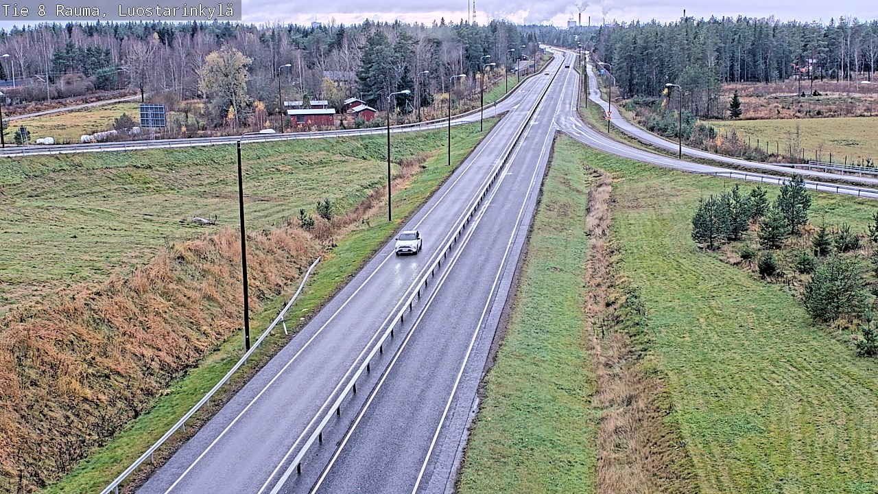 Kelikamerat Kuva Tie 8 Rauma, Luostarinkylä, Rauma, Satakunta