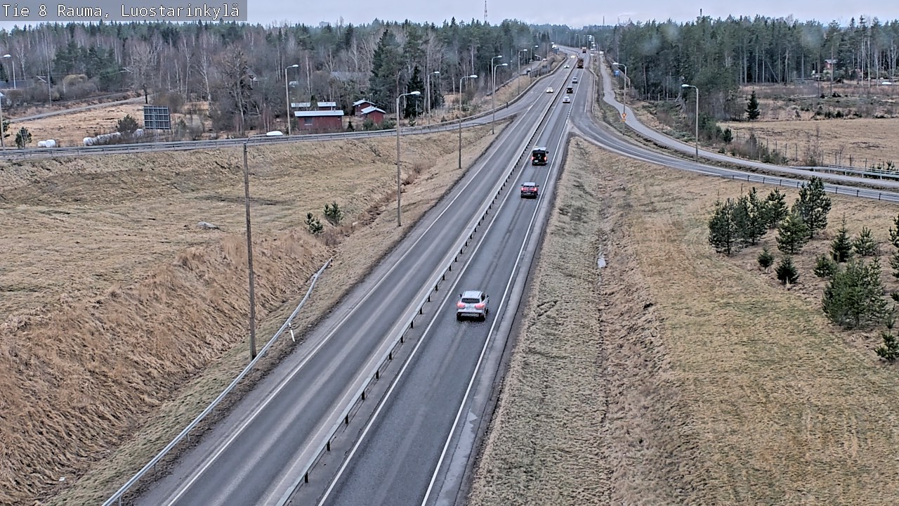 Kelikamerat Kuva Tie 8 Rauma, Luostarinkylä, Rauma, Satakunta