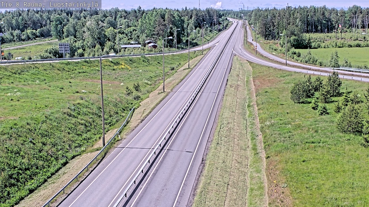Kelikamerat Kuva Tie 8 Rauma, Luostarinkylä, Rauma, Satakunta