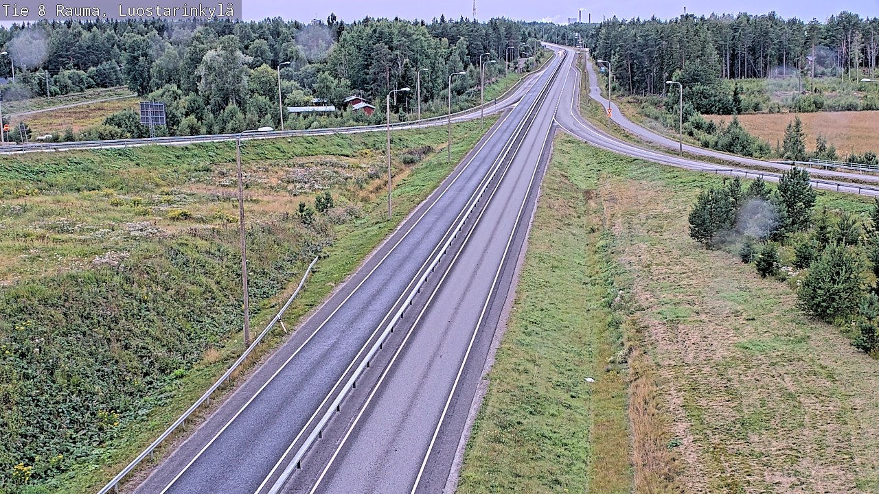 Weather Camera Image Road 8 Rauma, Luostarinkylä, Rauma, Satakunta