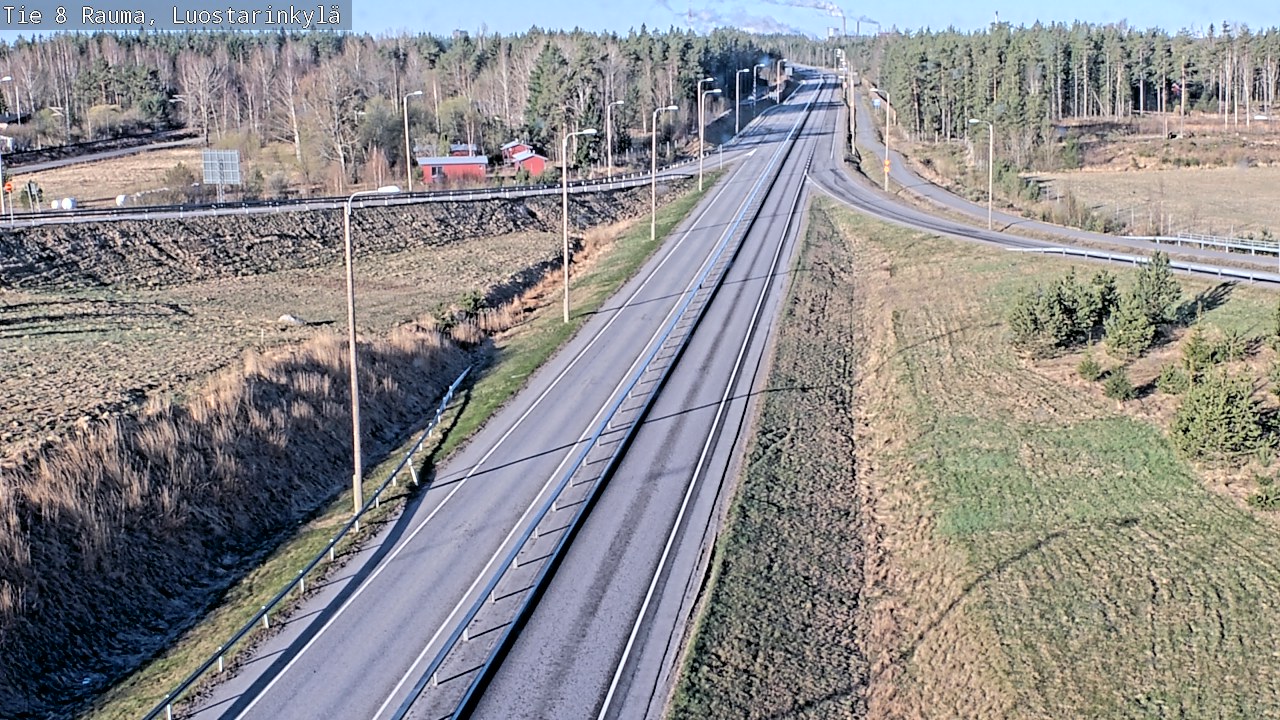 Kelikamerat Kuva Tie 8 Rauma, Luostarinkylä, Rauma, Satakunta