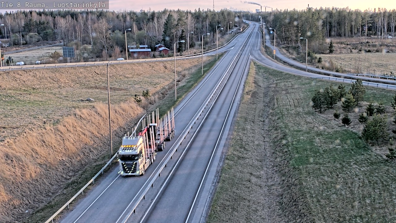 Kelikamerat Kuva Tie 8 Rauma, Luostarinkylä, Rauma, Satakunta