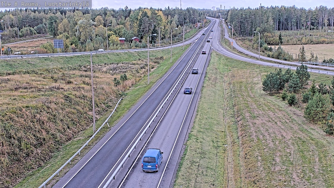 Kelikamerat Kuva Tie 8 Rauma, Luostarinkylä, Rauma, Satakunta