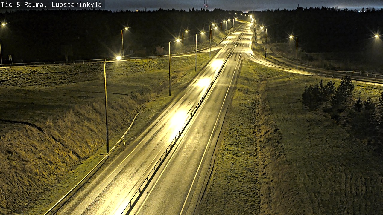 Weather Camera Image Road 8 Rauma, Luostarinkylä, Rauma, Satakunta