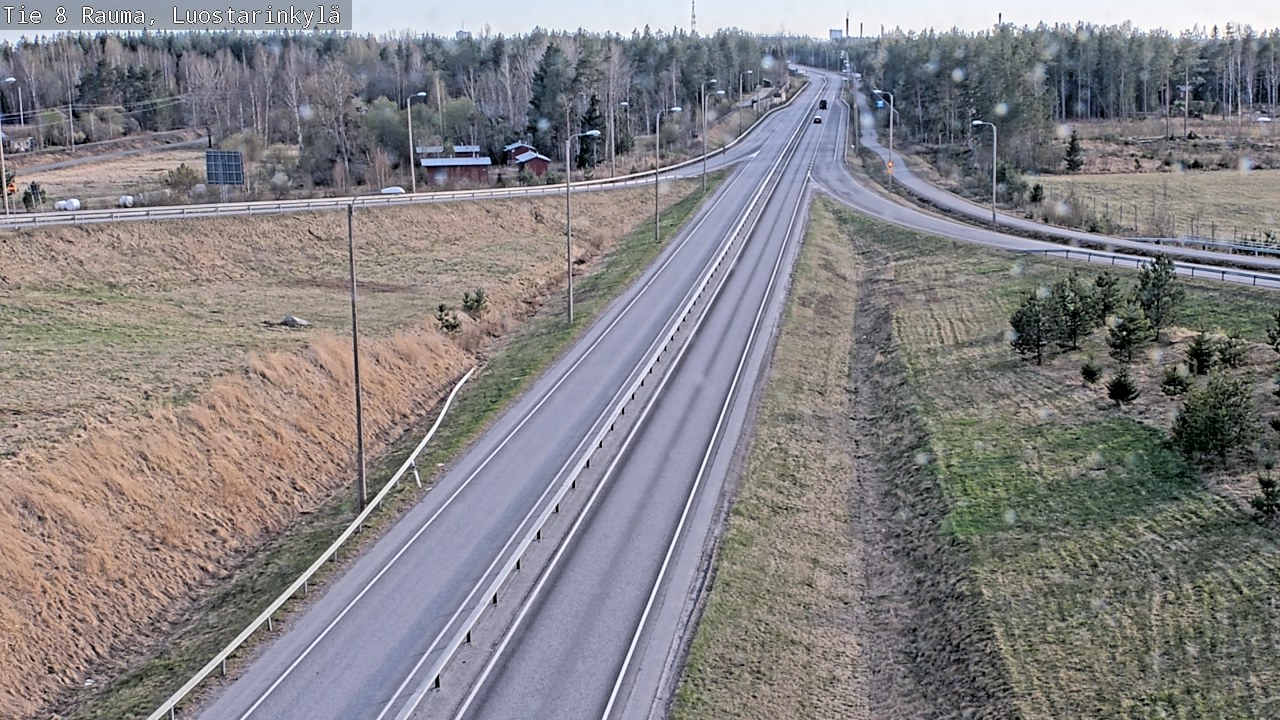 Weather Camera Image Road 8 Rauma, Luostarinkylä, Rauma, Satakunta