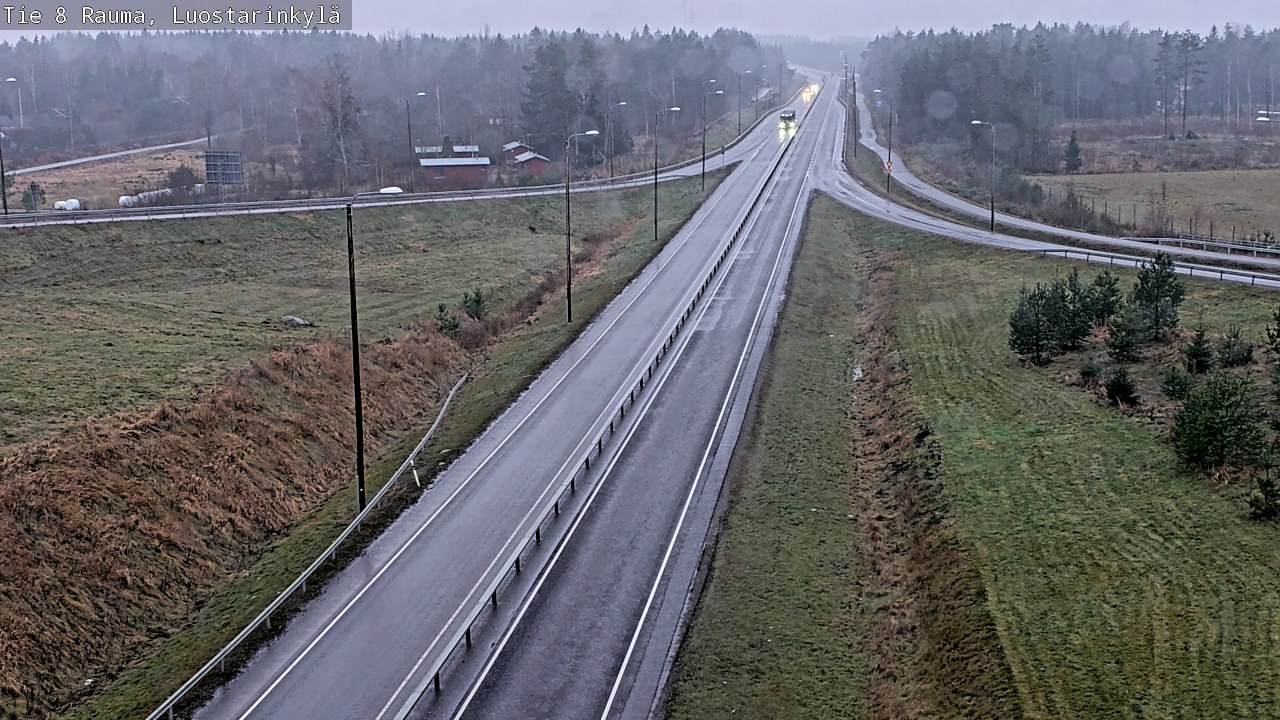 Weather Camera Image Road 8 Rauma, Luostarinkylä, Rauma, Satakunta