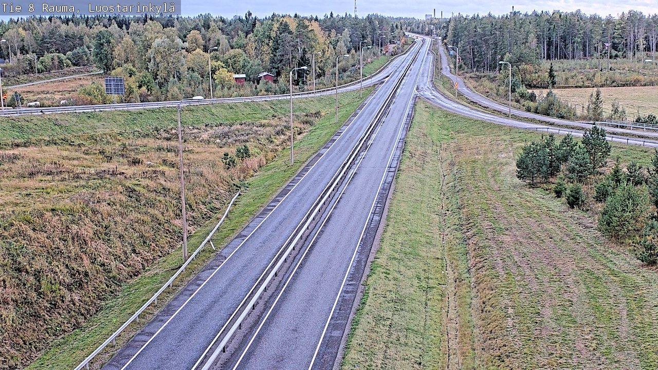 Weather Camera Image Road 8 Rauma, Luostarinkylä, Rauma, Satakunta