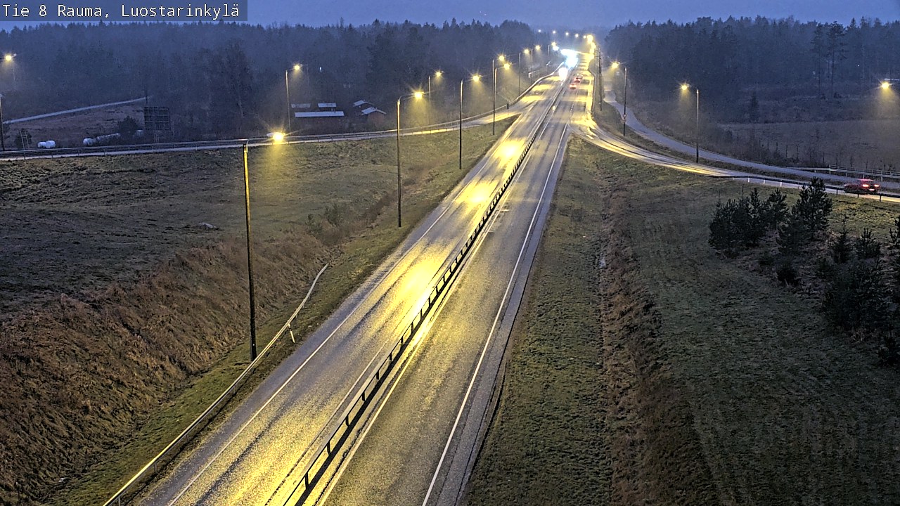 Weather Camera Image Road 8 Rauma, Luostarinkylä, Rauma, Satakunta