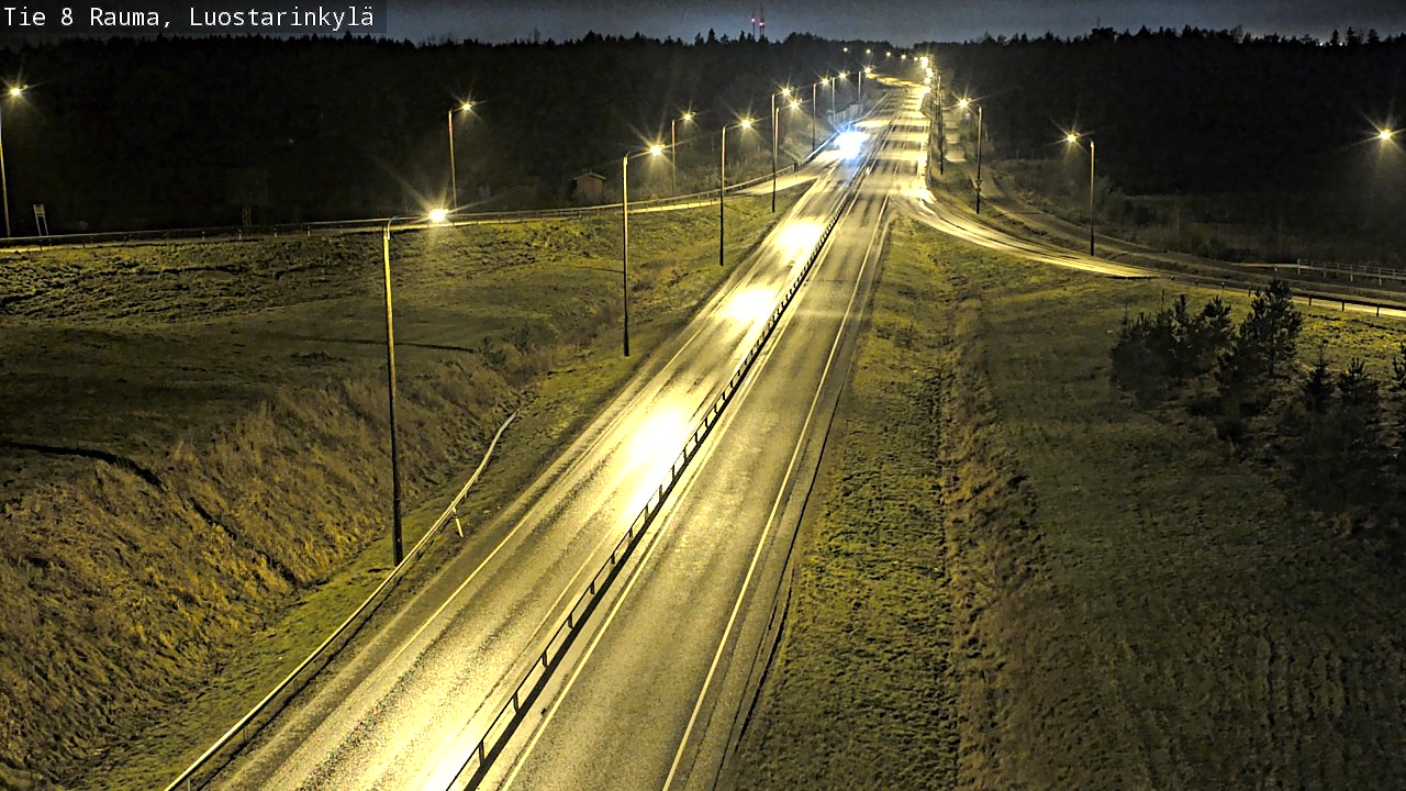 Weather Camera Image Road 8 Rauma, Luostarinkylä, Rauma, Satakunta