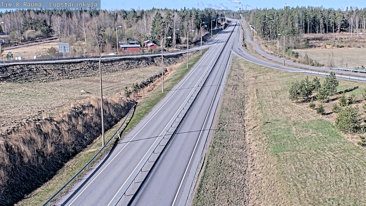 Kelikamerat Kuva Tie 8 Rauma, Luostarinkylä, Rauma, Satakunta