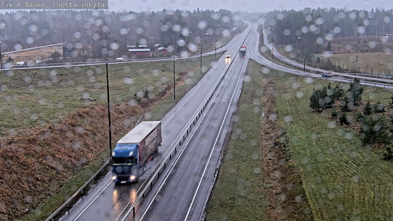 Weather Camera Image Road 8 Rauma, Luostarinkylä, Rauma, Satakunta