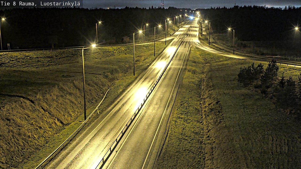 Weather Camera Image Road 8 Rauma, Luostarinkylä, Rauma, Satakunta