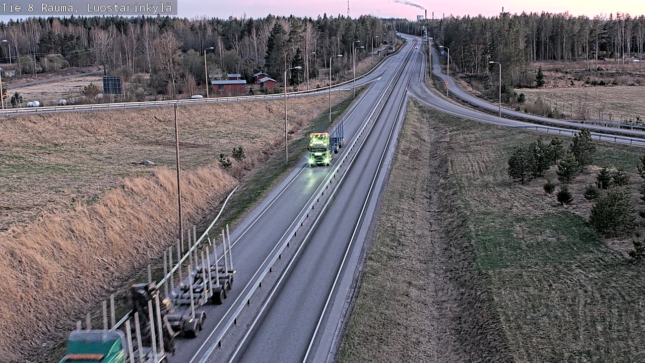 Kelikamerat Kuva Tie 8 Rauma, Luostarinkylä, Rauma, Satakunta