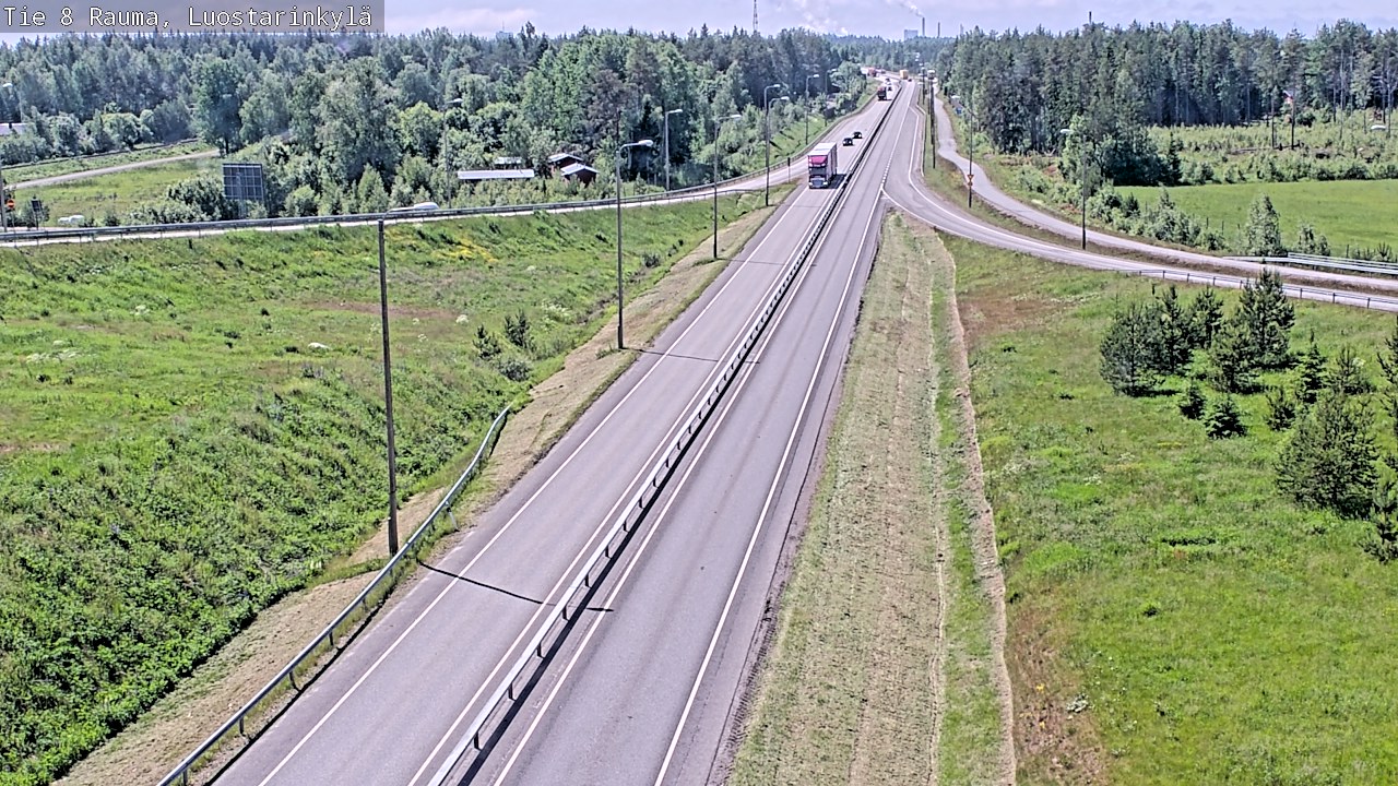 Kelikamerat Kuva Tie 8 Rauma, Luostarinkylä, Rauma, Satakunta