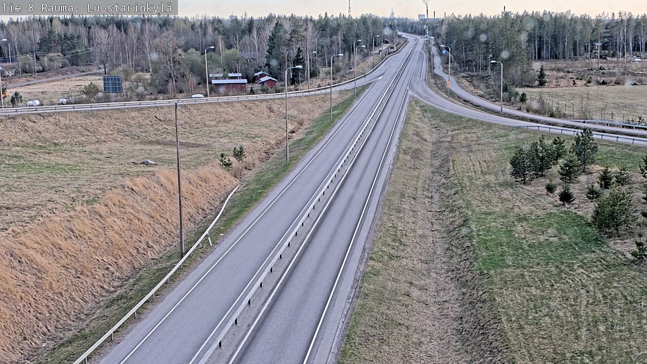 Weather Camera Image Road 8 Rauma, Luostarinkylä, Rauma, Satakunta