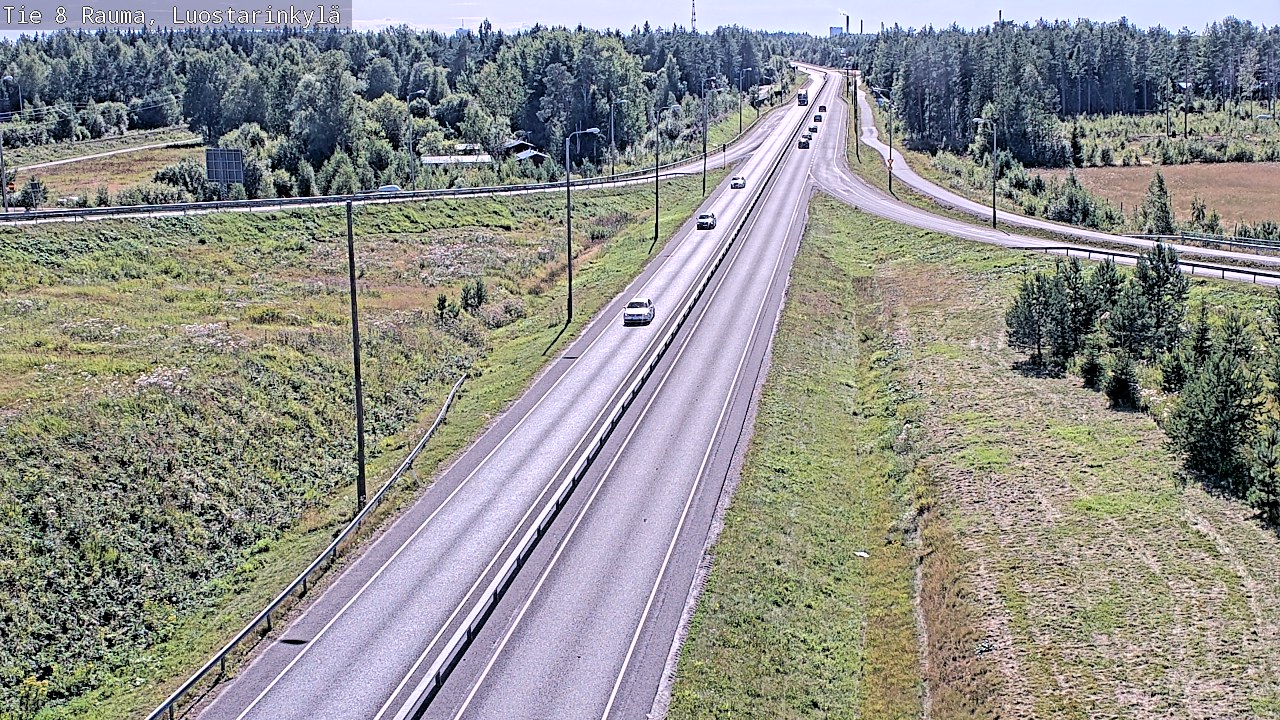 Kelikamerat Kuva Tie 8 Rauma, Luostarinkylä, Rauma, Satakunta